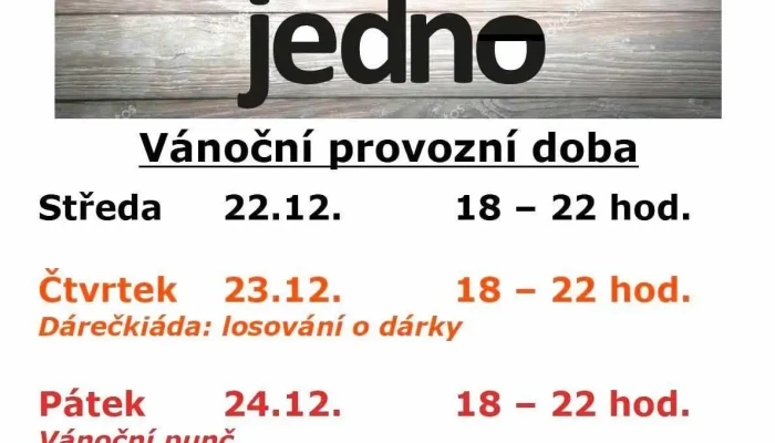 Na Jedno -  Menu - Budišov