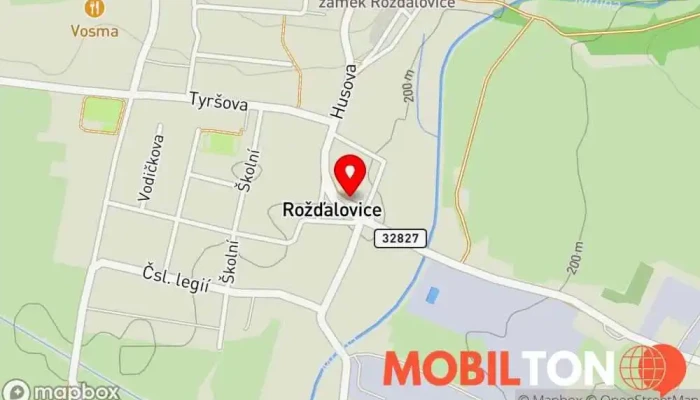 mapa Na Radnici Restaurace v Náměstí 93