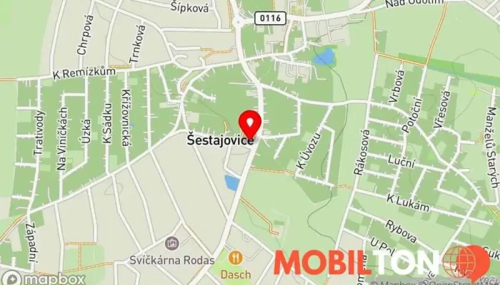 mapa Na Závisti Restaurace, Prázdninový dům v Na Ladech 77