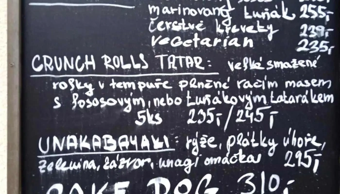 Nase Sushi Menu - V Rybníčkách 336