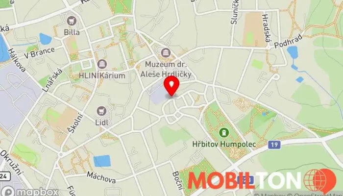 mapa Návštěvnické centrum Bernard Návštěvnické centrum v Jihlavská 1820