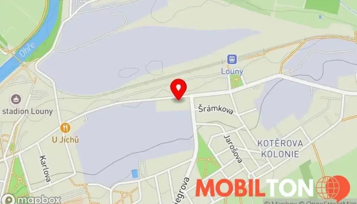 mapa Nový svět Restaurace, Bowling / Kuželky, Steaková restaurace v Husova 2642
