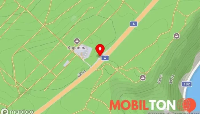 mapa Občerstvení Cukrák Rychlé občerstvení v 