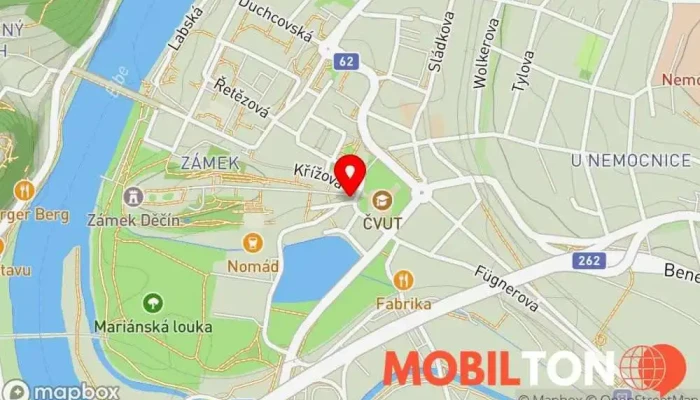 mapa Občerstvení FJ1 Rychlé občerstvení v U Plovárny