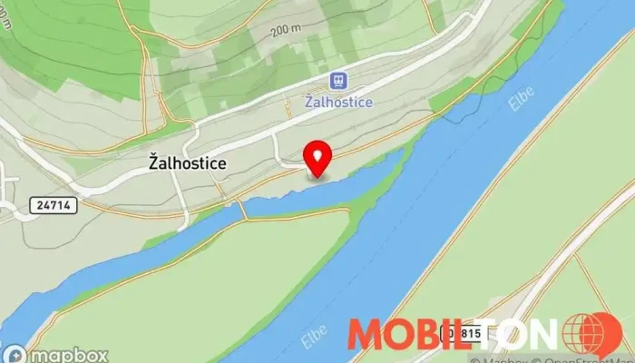 mapa Občerstvení u koníka Restaurace v Žalhostice