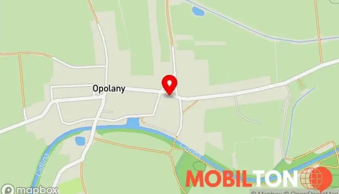 mapa Obecní restaurace Opolany Restaurace v Opolany