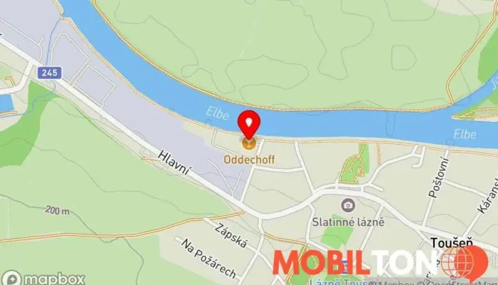 mapa ODDECHOFF Bistro v Na Nábřeží 27