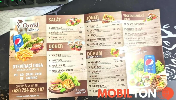 Omid Kebab Hamburger Comfort Food - Miřetice U Klášterce Nad Ohří