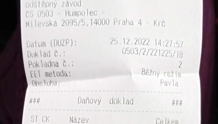Orlen -  Telefon - 5. Května 1540