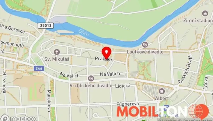 mapa Palačinkárna se srdcem Sunshine Rychlé občerstvení, Kavárna, Restaurace v Pražská 107