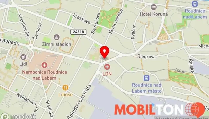 mapa PASTRIO Rychlé občerstvení, Bistro, Italská restaurace, Rozvoz jídla, Rozvoz pizzy, Pizzerie v Purkyňovo nám. 1400