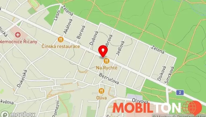 mapa Pekárna Fetter Bistro, Pekařství, Cukrárna v Kollárova 2