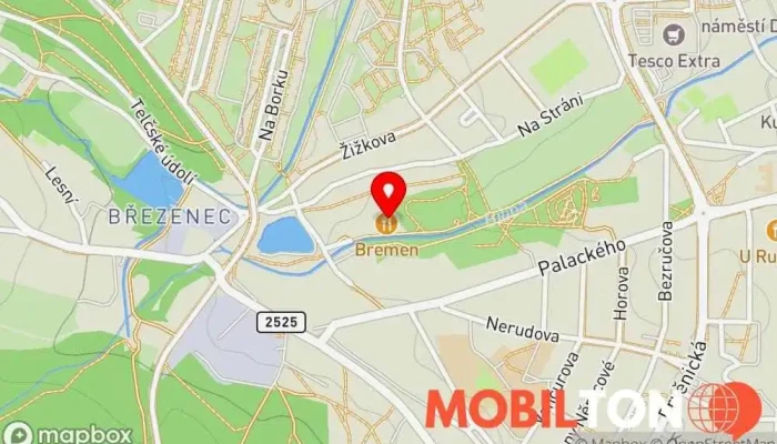 mapa Penzion Bremen Ubytování pod střechou v Olejomlýnská 327