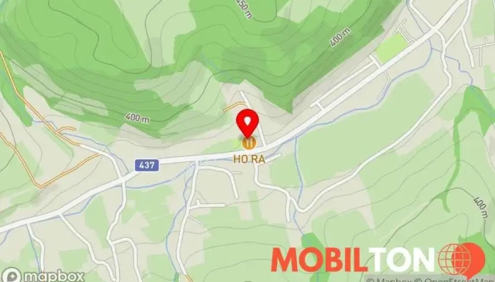 mapa Penzion HORA Penzion, Restaurace v Ratiboř