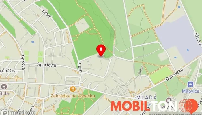 mapa Penzion Lesní Penzion, Dodavatel zábavních jízd, Půjčovna kol, Hotel, Ubytování, Rozvoz jídla, Restaurace, Ubytování s pokojovou službou, Apartmán, Občerstvení pro svatby v Lesní 537