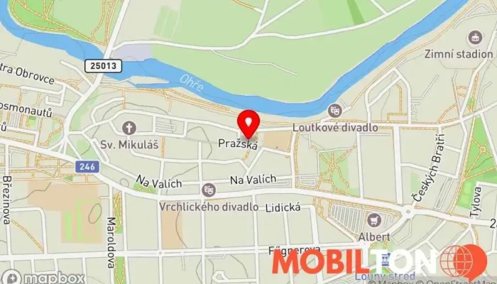 mapa Pho Viet Vietnamská restaurace v Pražská 80