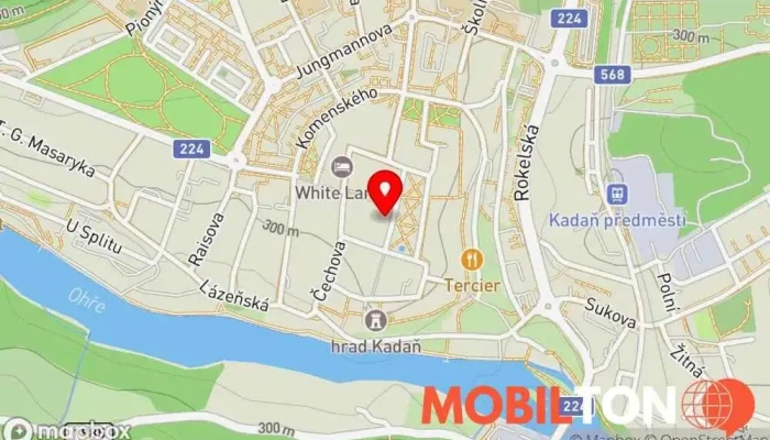 mapa Pivní Restaurace Restaurace v Mírové nám. 185