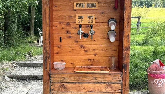 Pivní samoobslužná budka Ptenský Dvovek - Česko