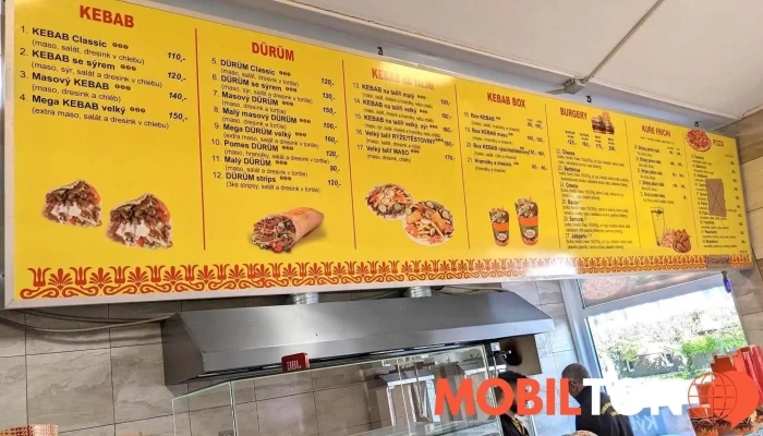 Pizza Burger Kebab 1 Menu - 8. Května 25