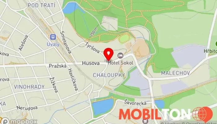 mapa Pizza Point Úvaly Pizzerie v nám. Arnošta z Pardubic 3