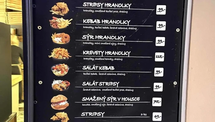 Pizza Presto Roznov Menu - Nádražní 189
