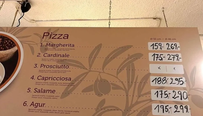 Pizza Yakouben Zebrak Menu - Náměstí 86