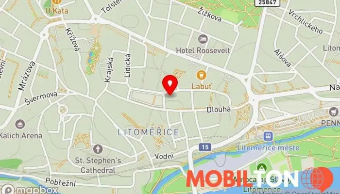 mapa PIZZAXXL Pizzerie, Rychlé občerstvení, Italská restaurace v Mírové nám. 168/37