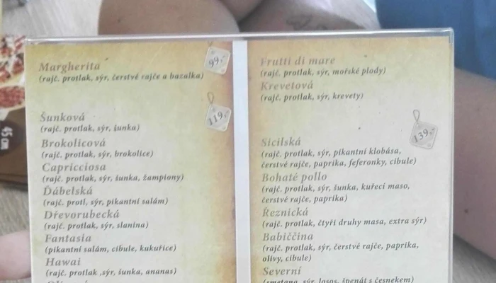 Pizzeria Fantasia -  čislo - Město