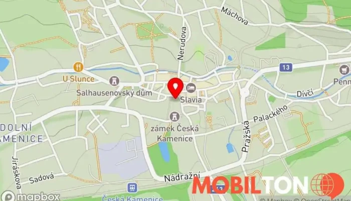 mapa Pizzeria 