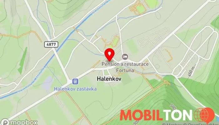 mapa Pizzeria Ponko Pizzerie v Halenkov