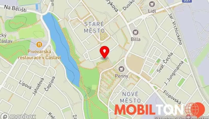 mapa Pizzeria Ristorante Vyžlovka Pizzerie v Staré Město