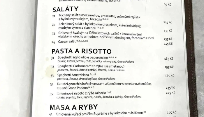 Pizzerie Steakhouse Luzan Menu - Rumburk 1