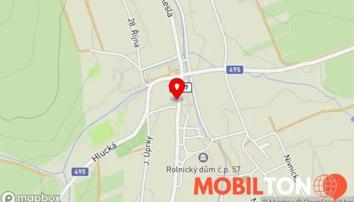 mapa Pizzerie Vlčnov Pizzerie, Italská restaurace v Vlčnov