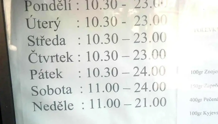 Podloubi Menu - Horní Litvínov