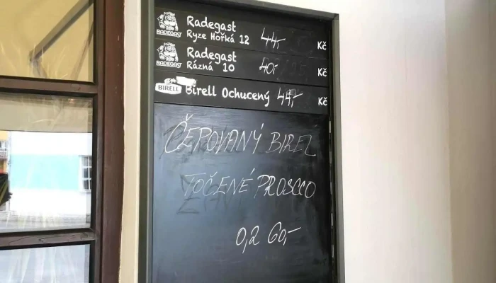 Pohostinstvi U Vaclava Menu - Czech Republic