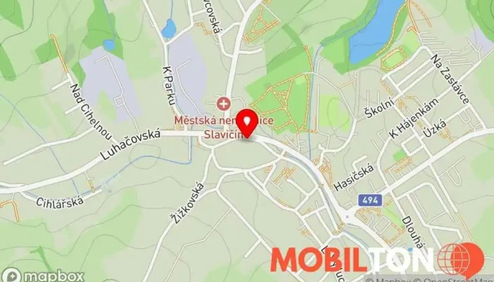 mapa Prostor kavárna a bistro Kavárna v nám. Mezi Šenky 120