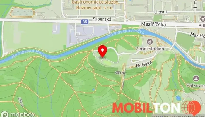 mapa Ranč Bučiska Penzion, Jízda na koni, Restaurace, Wellness centrum v Česká republika, 1617 Bučiska Rožnov pod Radhoštěm