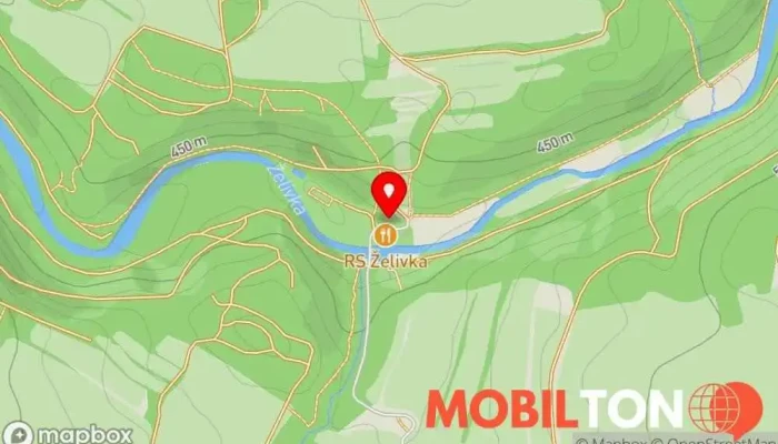 mapa Rekreační centrum Restaurace v Vřesník