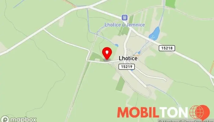 mapa Restaurace Rychlé občerstvení v Lhotice
