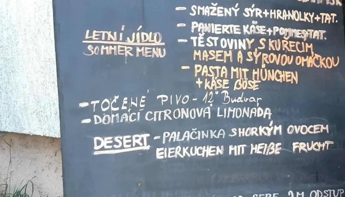 Restaurace A Penzion Pod Rozhlednou -  Menu - Sněžník