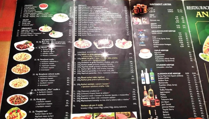 Restaurace A Sushi Bar An Phu Menu - Nám. Míru 209