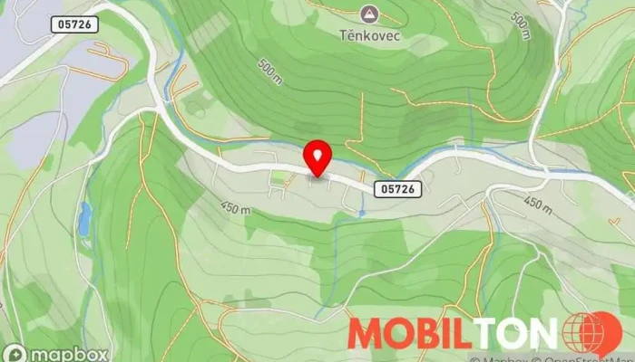mapa Restaurace a Ubytování Na Bařinách Penzion v 05726