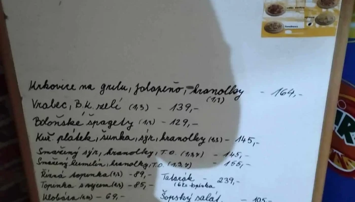 Restaurace Barborka -  Menu - Studentská 560