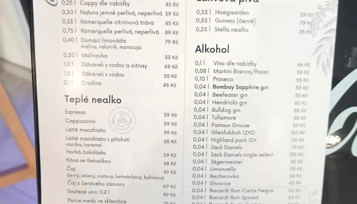 Restaurace Bowling Smetanova Menu - Smetanova 2360
