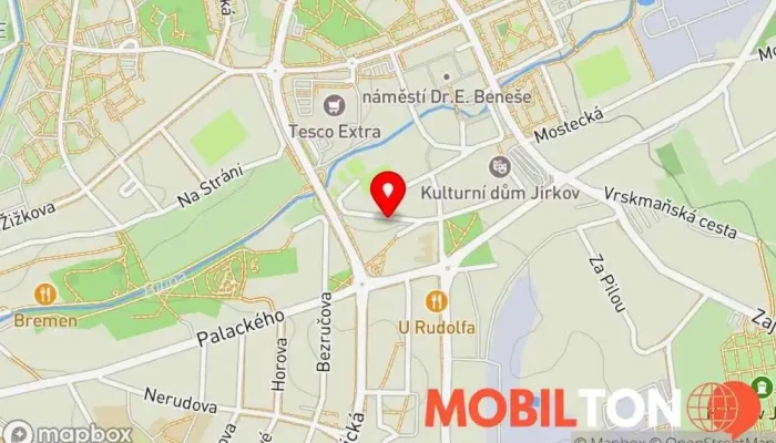 mapa Restaurace Bulharský Klub Bulharská restaurace v Mlýnská 331