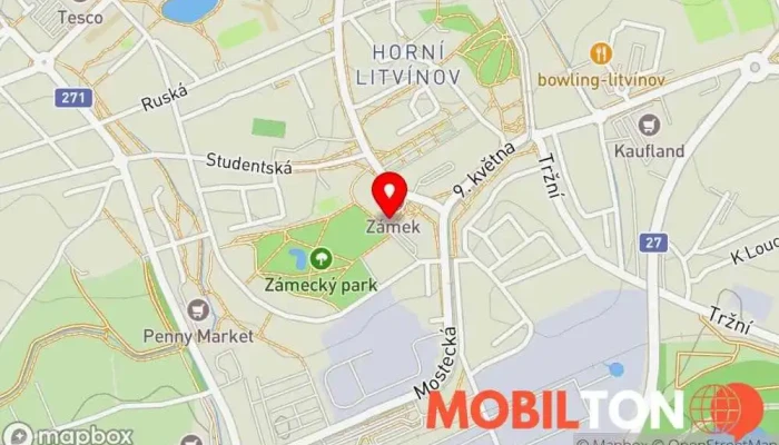 mapa Restaurace Elixír Restaurace v Mostecká 2