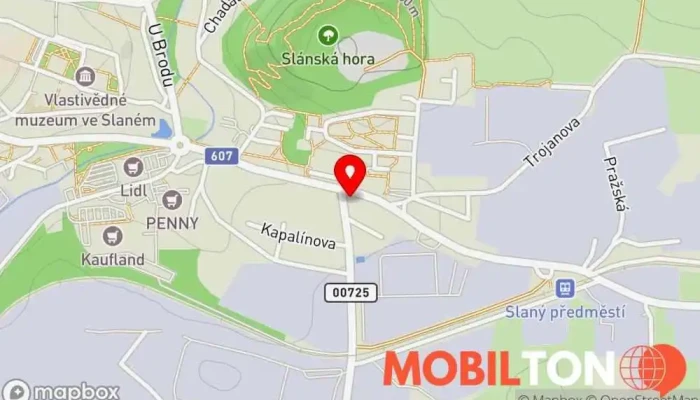 mapa Restaurace Hotýlek Praha Restaurace v Pražská 754