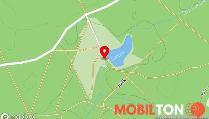 mapa Restaurace Jívák Restaurace v Loučeň