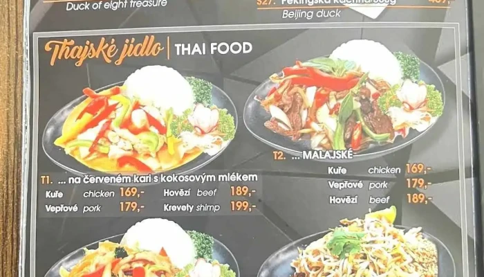 Restaurace Kai -  Menu - Masarykova 662/118