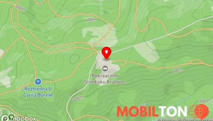 mapa Restaurace Královec Restaurace v Brumovská